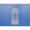 420ml Round Shape Clear Glass Bottles for Juice with Metal Cap